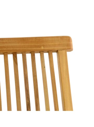 VCM  2er Gartenstuhl Hochlehner Klappstuhl Holz Teak in Braun