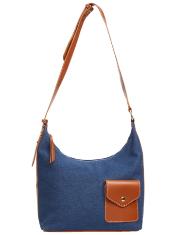 Usha Handtasche Handtasche in Marine Melange