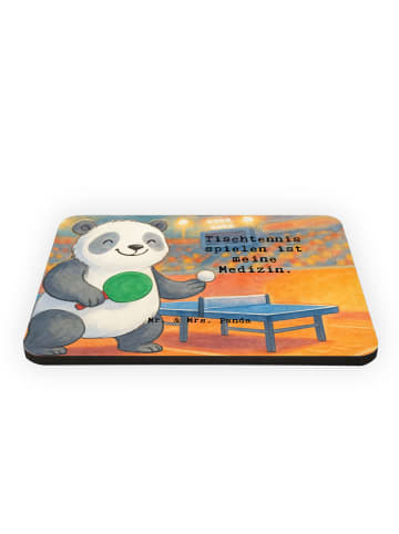 Mr. & Mrs. Panda Kühlschrankmagnet Panda Tischtennis Design mit ... in Weiß