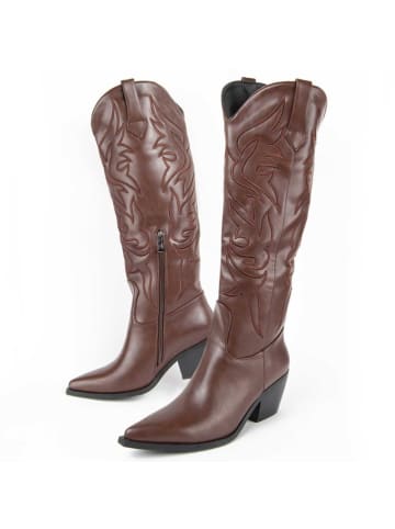 Montevita Damen-Stiefel in Taupe in Braun