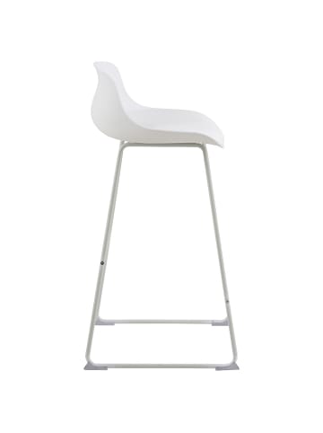ebuy24 Barhocker Tina Weiß 2er Set