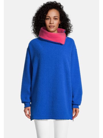 Salzhaut Fleecepullover für Damen in hell-blau