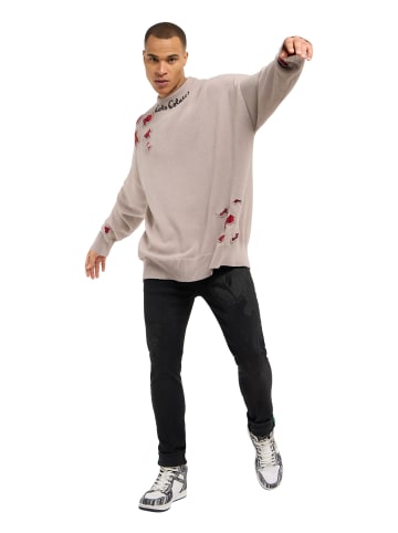 Carlo Colucci Strickpullover Dellemann in Beige