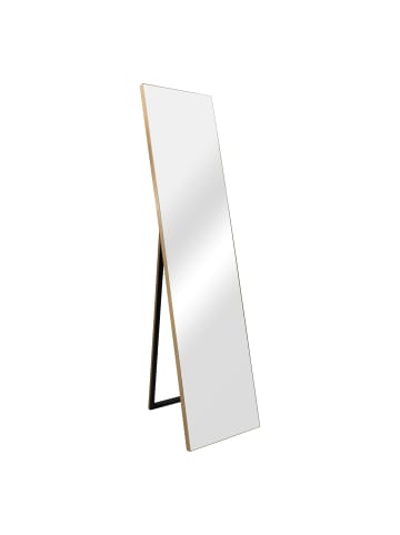 en.casa Standspiegel Barletta in Gold (H)150.6cm (B)35.6cm (T)2.7cm