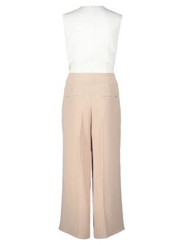 BETTY & CO Jumpsuit ohne Arm in Patch Taupe/Cream