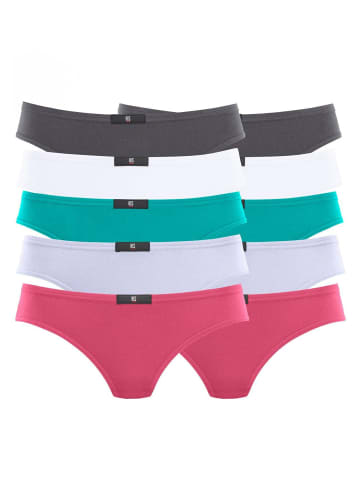 H.I.S String in anthrazit, weiß, mint, flieder, pink