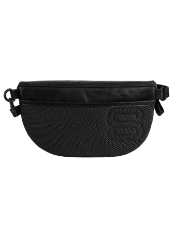 SPIKES & SPARROW Gürteltasche WAIST BAG echt Leder in schwarz