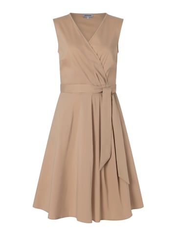 More & More raffiniertes Midikleid, Wickeloptik in beige