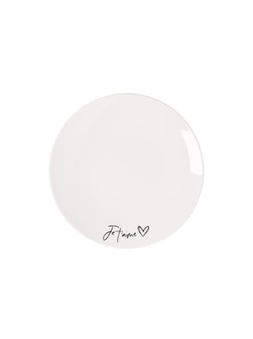 Villeroy & Boch Frühstücksteller Je t'aime Statement in ø 21,2 cm in weiß