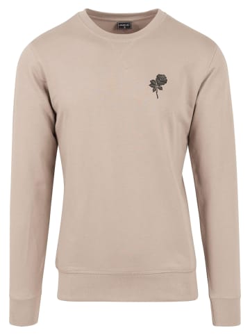 Mister Tee Rundhalsausschnitt in darksand