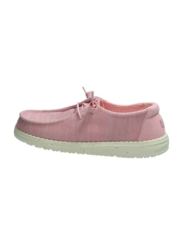 Hey Dude Mokassins Schnürschuhe in Rosa