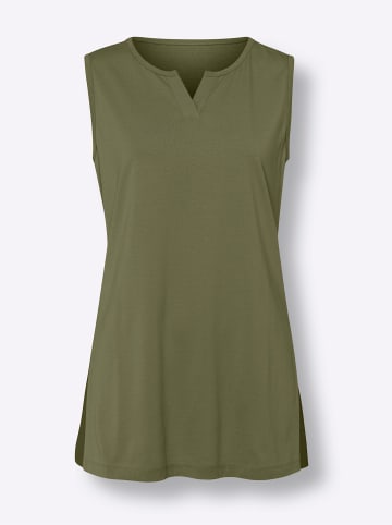 Sieh an! Shirttop in oliv