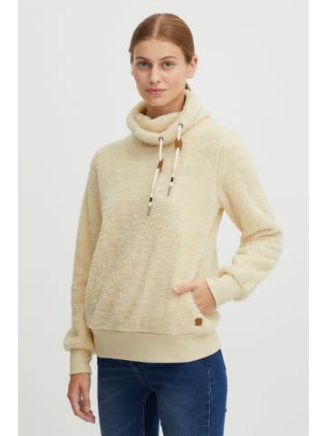 Oxmo Fleecepullover OXAnniki in Weiß
