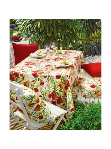 Sander Baumwolle Mitteldecke Alvor in rot-grün