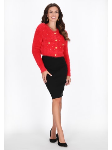 faina Women Cardigan in red