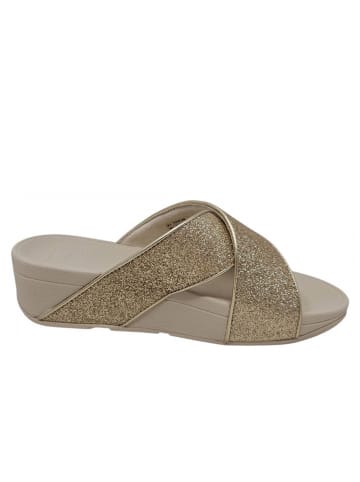 fitflop Pantolette Lilu Glitterdust in Gold