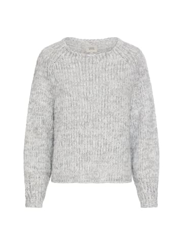 Camel Active Strickpullover mit weiten Ärmeln in Grau