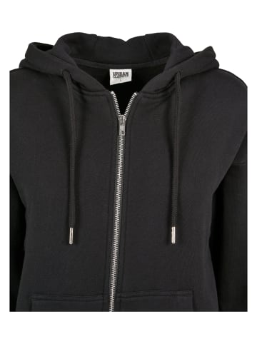 Urban Classics Urban Classics Damen Ladies Organic Terry Zip Hoody in black