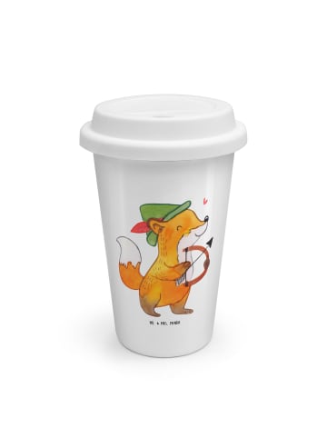 Mr. & Mrs. Panda Thermobecher Schütze Astrologie ohne Spruch in Weiß