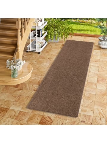 Snapstyle Hochflor-Teppich Cottage in braun