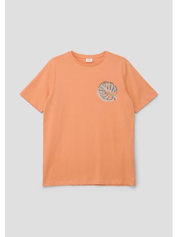 S. Oliver T-Shirt kurzarm in Orange