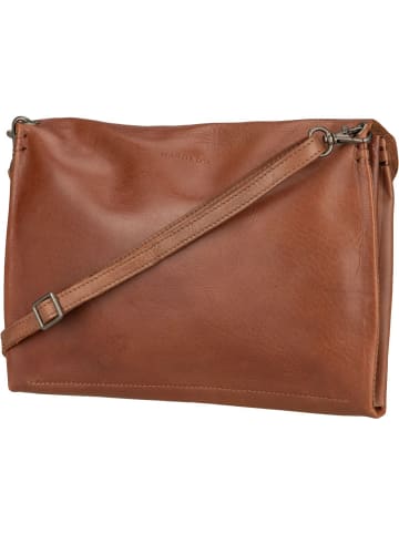 Harold's Bodybag Fold Handbag Clutch L FO3 in Cognac