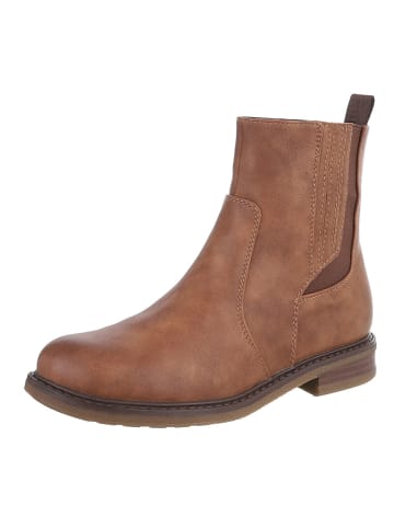 Ital-Design Stiefelette in Camel
