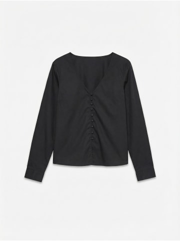 Vero Moda Popelin Hemd in Black