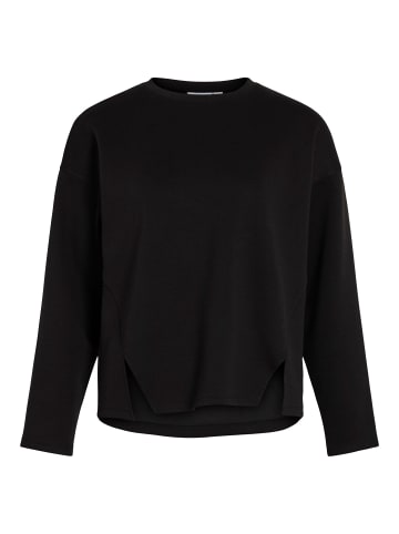 Vila Langärmeliges Sweatshirt in Black Beauty