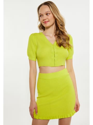 myMo Damen Cardigan in LIMETTE