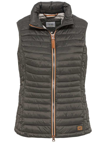 Camel Active Steppweste aus recyceltem Material in Khaki