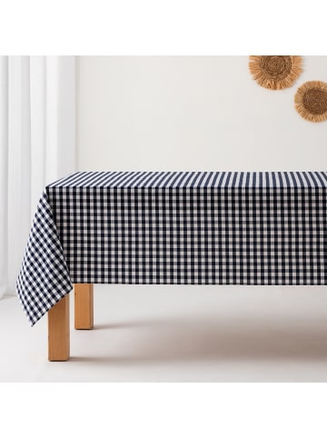 Tischdecke „Vichy“ in Marineblau