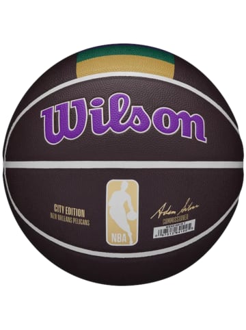 Wilson Wilson NBA Team City Collector New Orleans Pelicans Ball in Braun