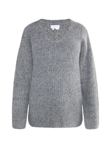 usha WHITE LABEL Strick Pullover in Grau Melange