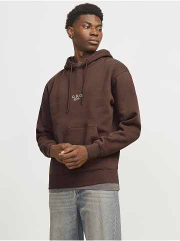 Jack & Jones Kapuzenpullover in Chocolate Lab