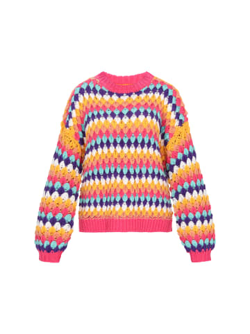 myMo Sweater in pink multicolor