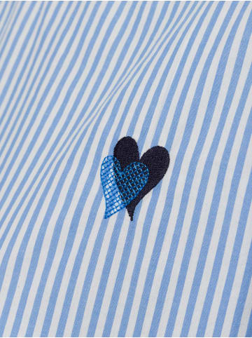 s.Oliver Blusenshirt in hellblau weiß