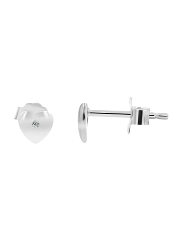 Adeliás Damen Ohrringe – Ohrstecker aus 925 Silber in silber