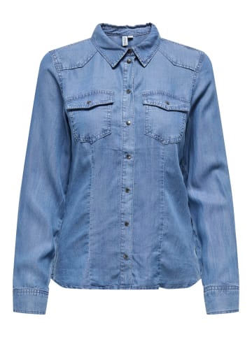 ONLY Hemd in Medium Blue Denim