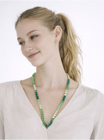 collezione alessandro Kurze Kette " Perle " in grün