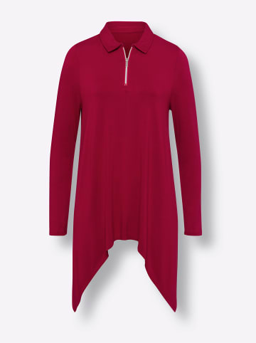 Sieh an! Longshirt in kirsche