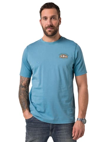 JP1880 Kurzarm T-Shirt in petrolblau