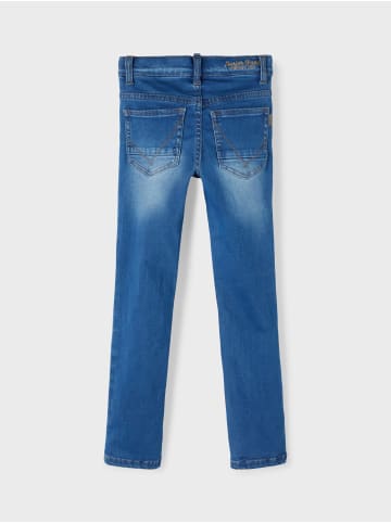 name it Jeans slim fit in medium blue denim