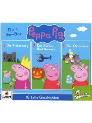 Sony Music Entertainment Peppa Pig Hörspiel - 3er Box 01 (Folgen 1 , 2, 3)