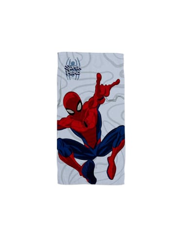 Spiderman Spiderman Badehandtuch – Flauschiges & schnelltrocknendes Strandtuch in Blau