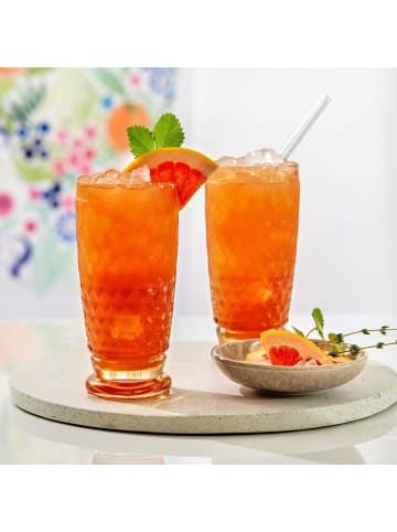 Villeroy & Boch 4er Set Longdrinkgläser Boston Coloured in – 400 ml in Saffron