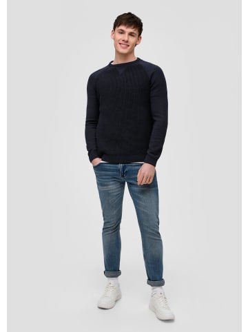 QS Strickpullover in 58W0_tiefblau