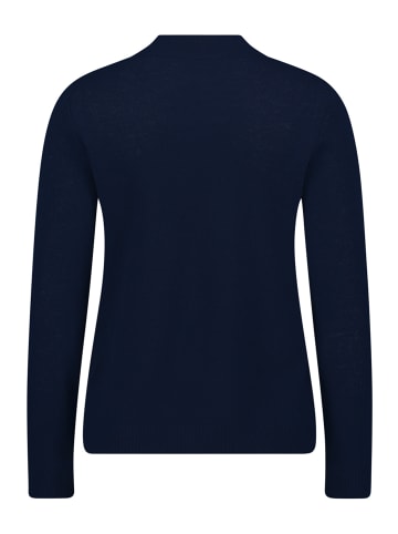 Betty Barclay Kaschmir-Pullover mit Stehkragen in dunkelblau