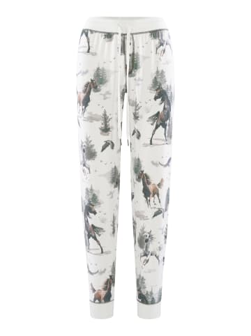 P.J. Salvage Pyjamahose Wild Force in off-white