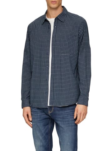 S. Oliver Langarm FreizeitHemd für Herren in blau